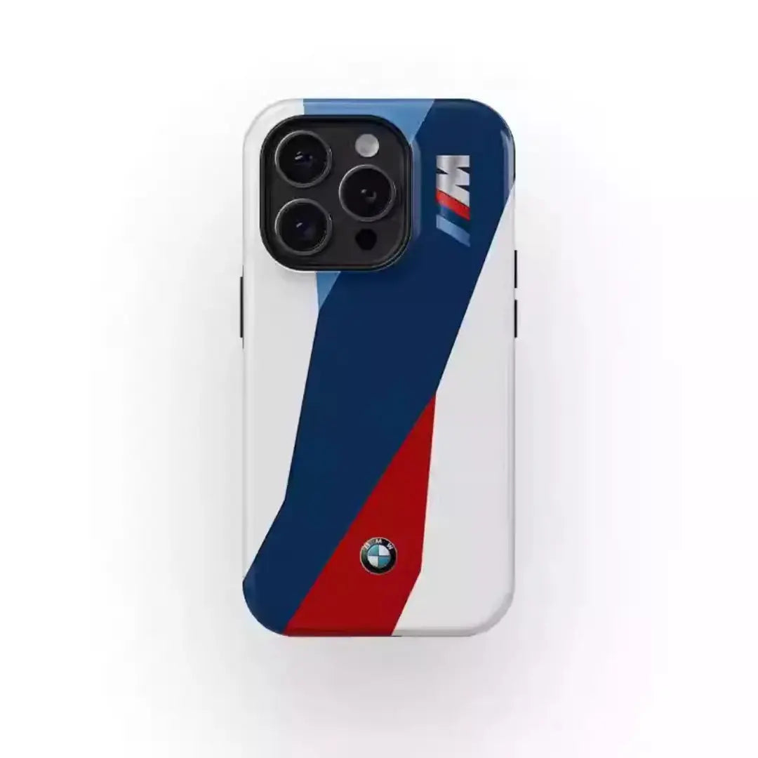BMW M-Power Inspired Case – Luxury Racing Stripe iPhone Cover (All Models)